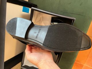 Zapatos negros elegantes hombre