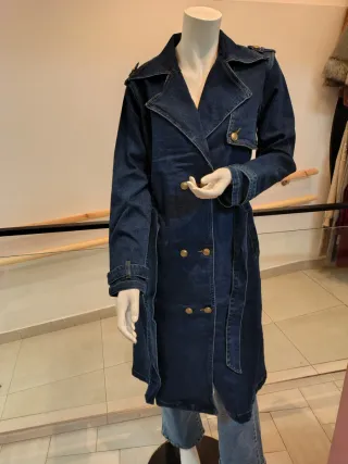 Chaqueta vaquera larga mujer 40,42,44,46,48