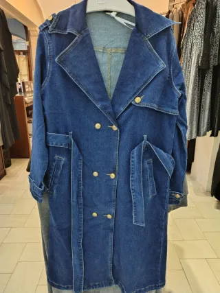 Chaqueta vaquera larga mujer 40,42,44,46,48