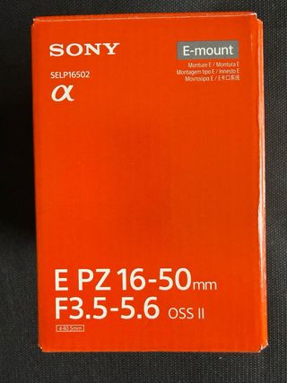 Lente Sony E PZ 16-50mm f/3.5-5.6 OSS