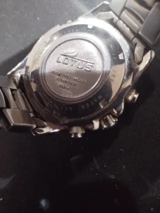 Reloj Lotus Cronógrafo Azul y Plateado