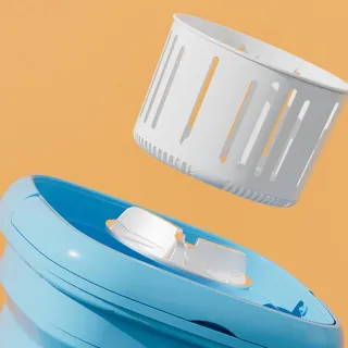 Mini Lavadora Portátil Plegable Azul