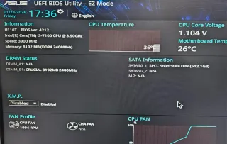 Placa base, procesador, memoria, disco ssd