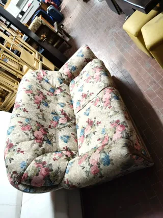 Divano 2 posti floreale