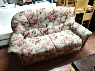 Divano 2 posti floreale