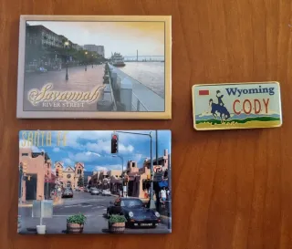 Imanes de Viaje: Santa Fe, Cody, Savannah