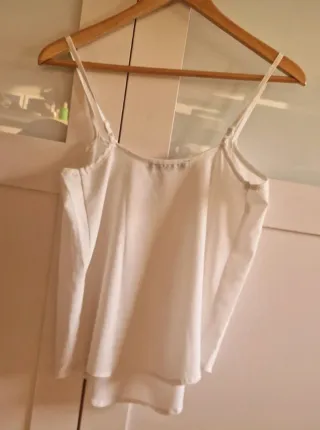 Blusa de tirantes mujer blanca