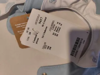 Pack 2 Baberos Mayoral Corazones Azules