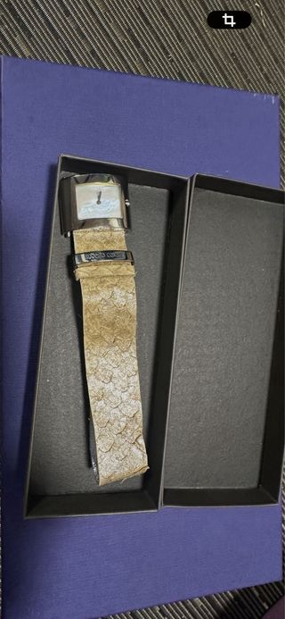 Reloj Roberto Cavalli Beige y Plateado