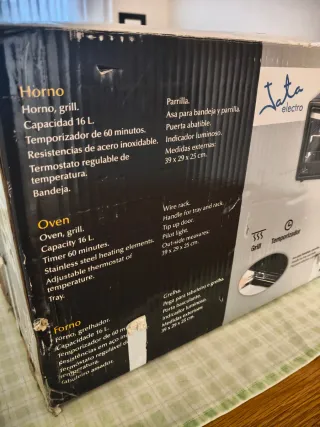 Horno Tostador 16L 1200W