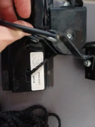 Sistema poleas y cuerda para bicicleta