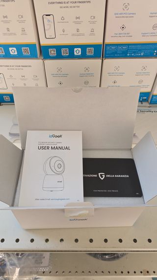 stock 27 pcs Telecamera WiFi ieGeek 2K 2.4/5GHz