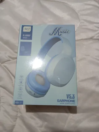 Cascos Inalámbricos MZ C-2237 V5.3 Azul/Blanco