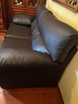 Sofá 3+2 plazas marrón