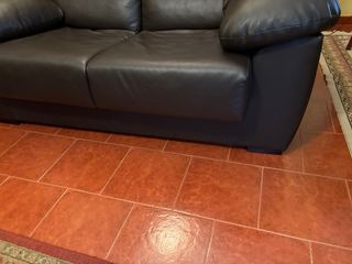 Sofá 3+2 plazas marrón
