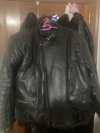 Chaqueta de cuero para moto