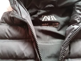 Chaleco Zara Niña 8-9 Años Negro