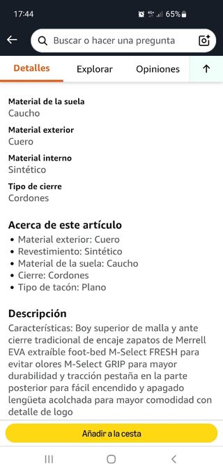 Botas senderismo Merrell niño/niña marrones/rojas