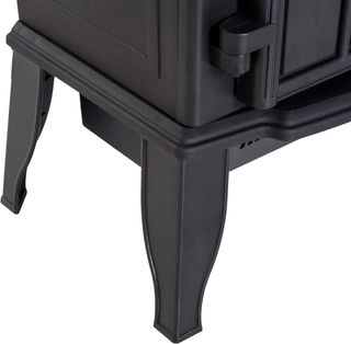 Chimenea De Tierra Eléctrica Potencia 1000W / 2000W Con Efecto Llama Luminosidad Regulable, Chimenea Eléctrica Con Temperatura Regulable Y Protección Contra Sobrecalentamiento, 39X23X56.5Cm, Negro