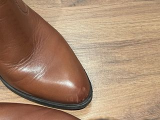 Botines Goodstep Piel Marrones Tacon