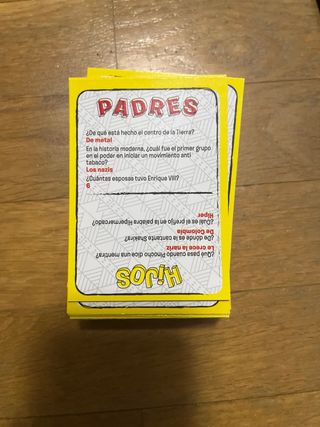 Juego de mesa Hijos vs Padres Bizak