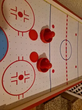 Mesa de hockey de aire para niños