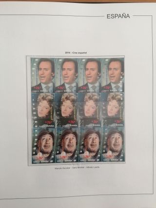 SELLOS ESPAÑA AÑO 2014**MNH. BLOQUE DE 4. HOJAS ED