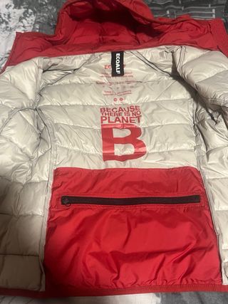 Abrigo Ecoalf Aspalf rojo MUJER - Talla XS