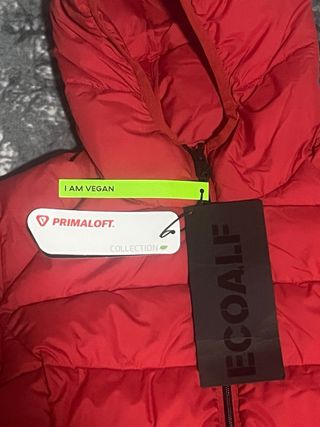 Abrigo Ecoalf Aspalf rojo MUJER - Talla XS