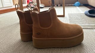Botas UGG plataforma marrones