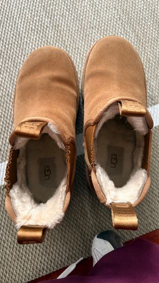 Botas UGG plataforma marrones