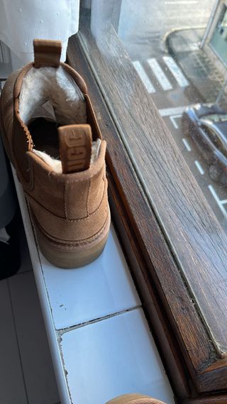 Botas UGG plataforma marrones