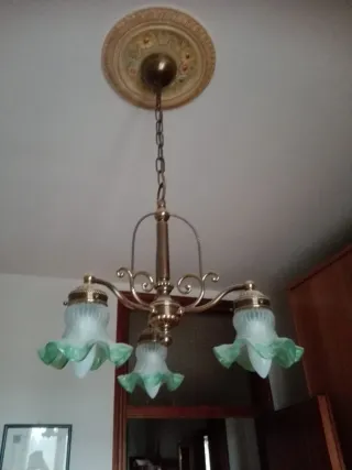 Lampadario vintage stile Liberty