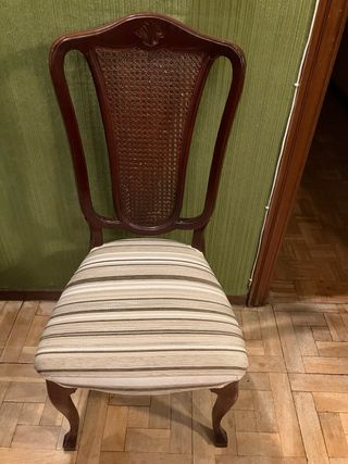 Sillas Haya Maciza Madera,Rattan, Tapizadas.