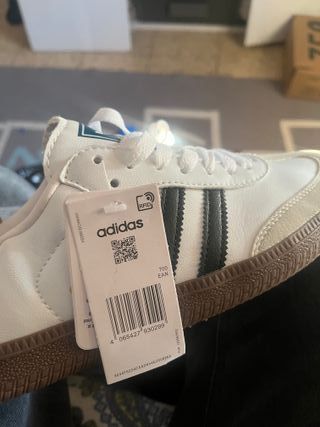 Zapatillas Adidas Samba Blancas y Negras
