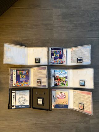 Nintendo DS XL con 6 giochi e scatola
