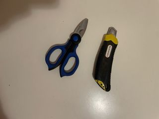 Berner set forbici e taglierino