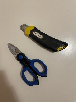 Berner set forbici e taglierino