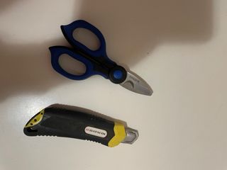 Berner set forbici e taglierino