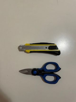 Berner set forbici e taglierino