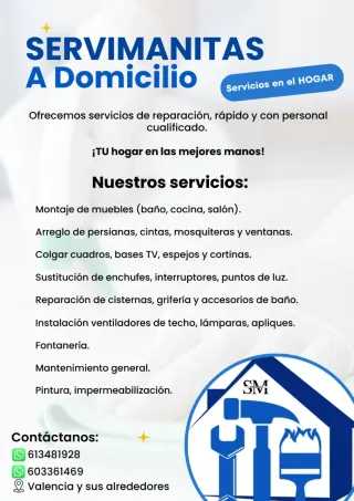 Servicios de Manitas a Domicilio