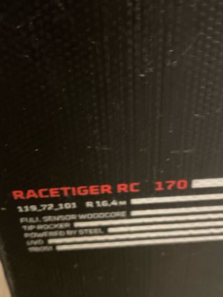 Esquís Volkl Race Tiger RC16 170cm