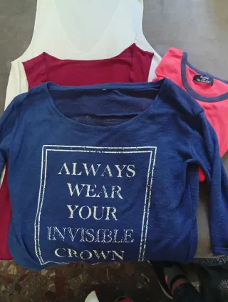 4 Camisetas Casuales M/S