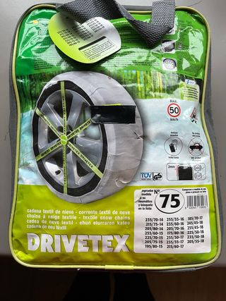 Cadenas de nieve textiles DRIVETEX Talla 75