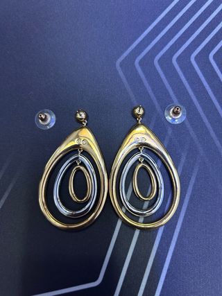 Pendientes Swarovski Oro / Oro Rosa