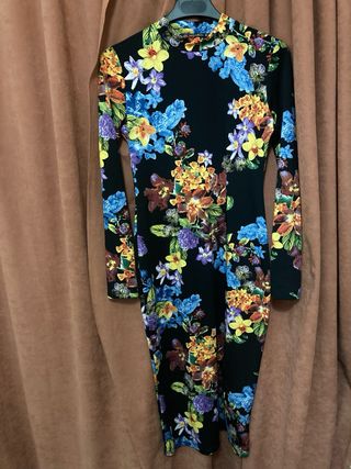 Vestido estampado floral talla única,tienen licra
