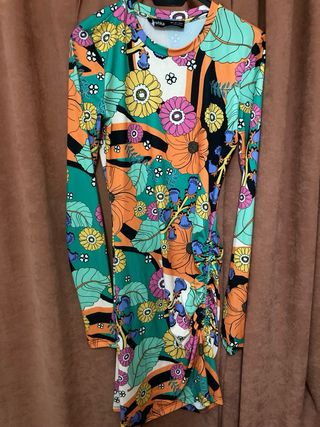 Vestido estampado floral talla única,tienen licra