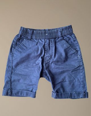 Bermuda bebé azul