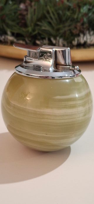 Ronson – Isqueiro de mesa em ónix verde