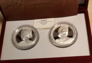 Moneda Plata Princesa Grace de Mónaco 2023